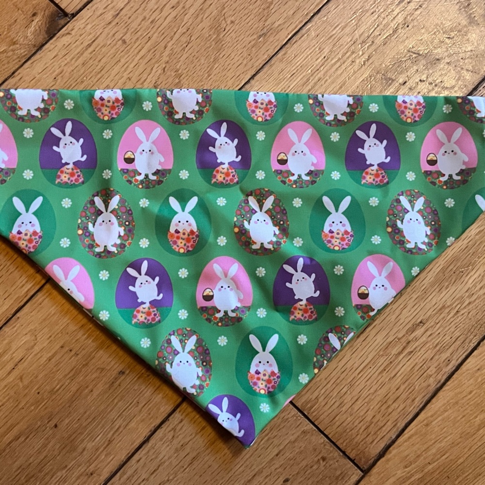 Easter rabbit dog bandana